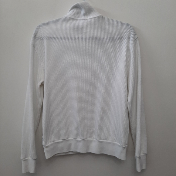Aritzia TNA Canal Half Zip Thermal Waffle Knit Sweater - Picture 7 of 9